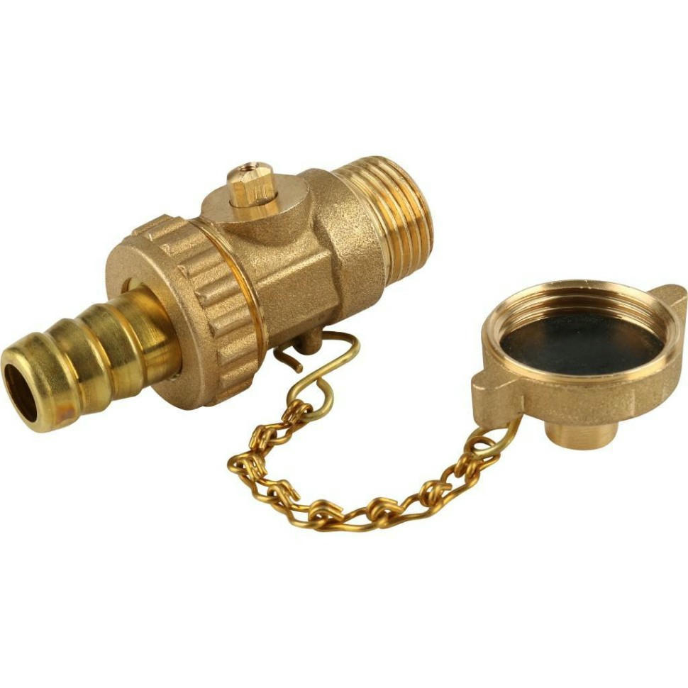 Кран шаровой Н 1/2" со штуцером сливной Itap