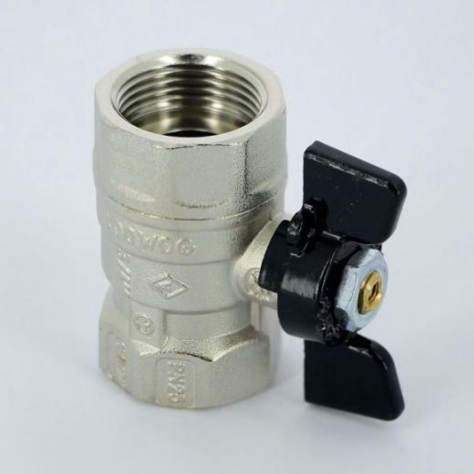 Кран шаровой ВВ 3/4 бабочка ARIZONA серия 602 стандартный проход Bugatti