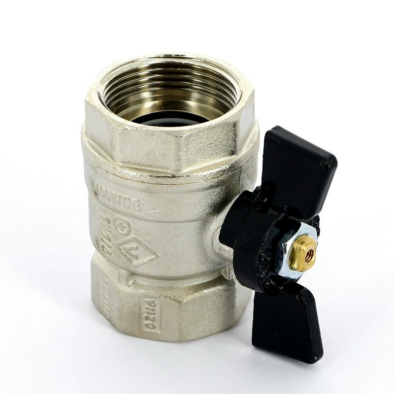 Кран шаровой ВВ 1 1/4" бабочка ARIZONA серия 602 стандартный проход Bugatti