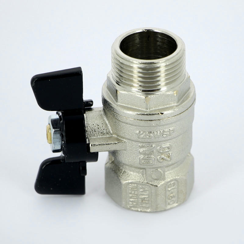 Кран шаровой НВ 3/4 бабочка ARIZONA серия 607 стандартный проход Bugatti