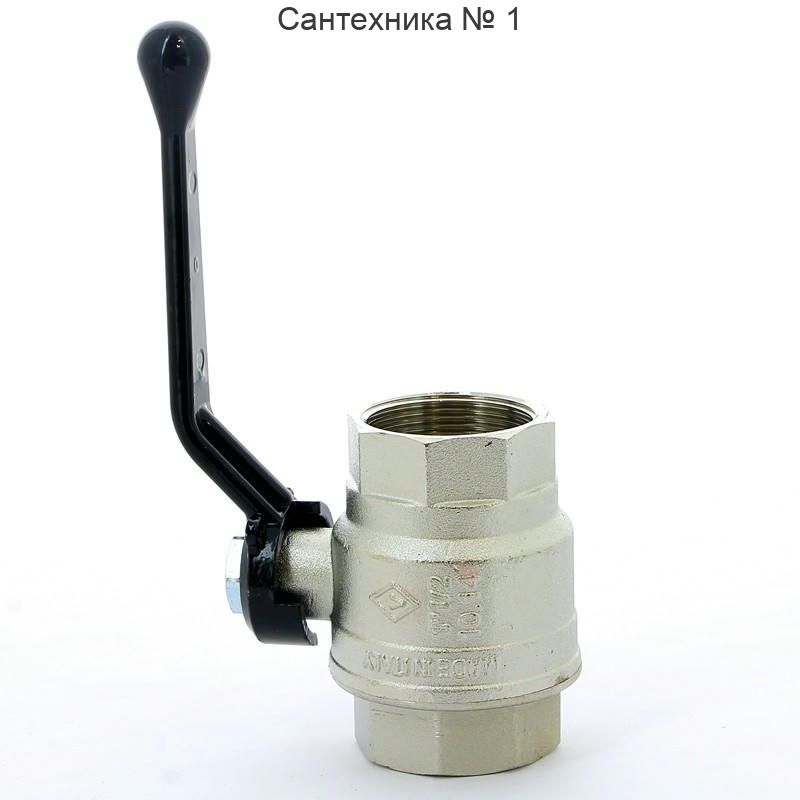 Кран шаровой ВВ 1 1/2" ручка NEW JERSEY серия 910 полный проход Bugatti