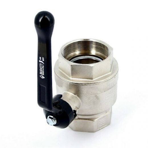 Кран шаровой ВВ 2 1/2" ручка NEW JERSEY серия 910 полный проход Bugatti