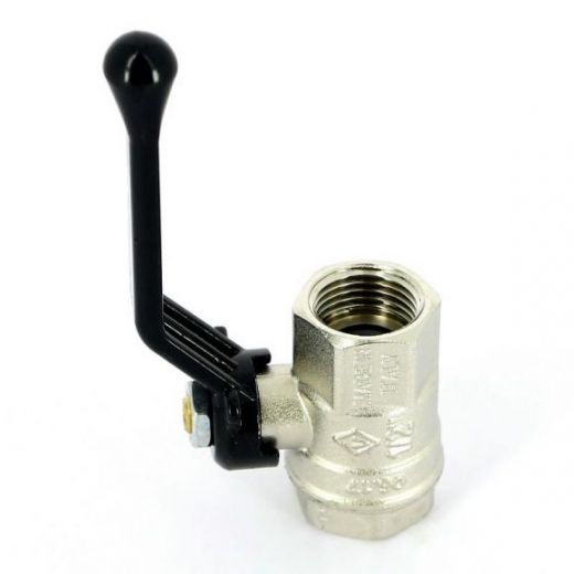 Кран шаровой ВВ 1/2 ручка NEW JERSEY серия 910 полный проход Bugatti