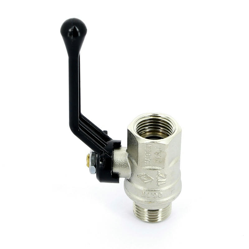 Кран шаровой НВ 1/2 ручка NEW JERSEY серия 915 полный проход Bugatti