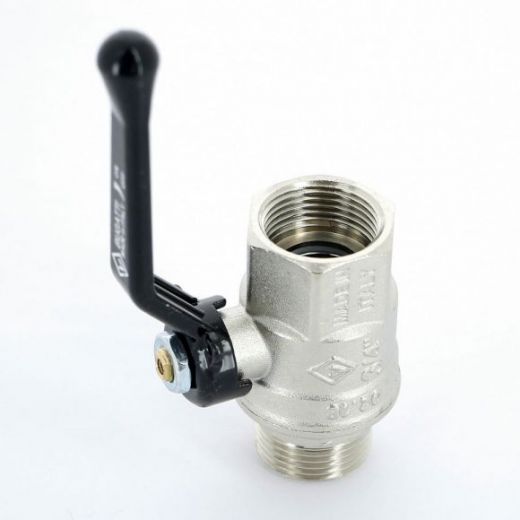 Кран шаровой НВ 3/4 ручка NEW JERSEY серия 915 полный проход Bugatti