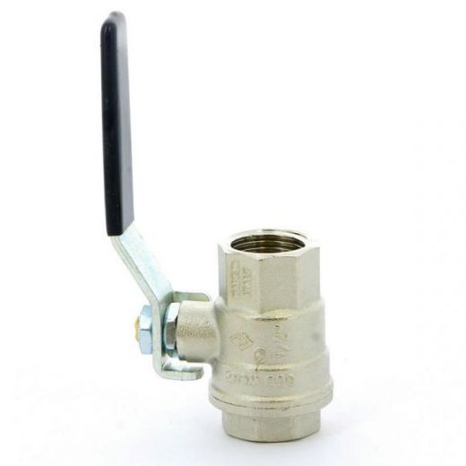 Кран шаровой ВВ 1/2 плоская ручка OREGON серия 301 полный проход Bugatti