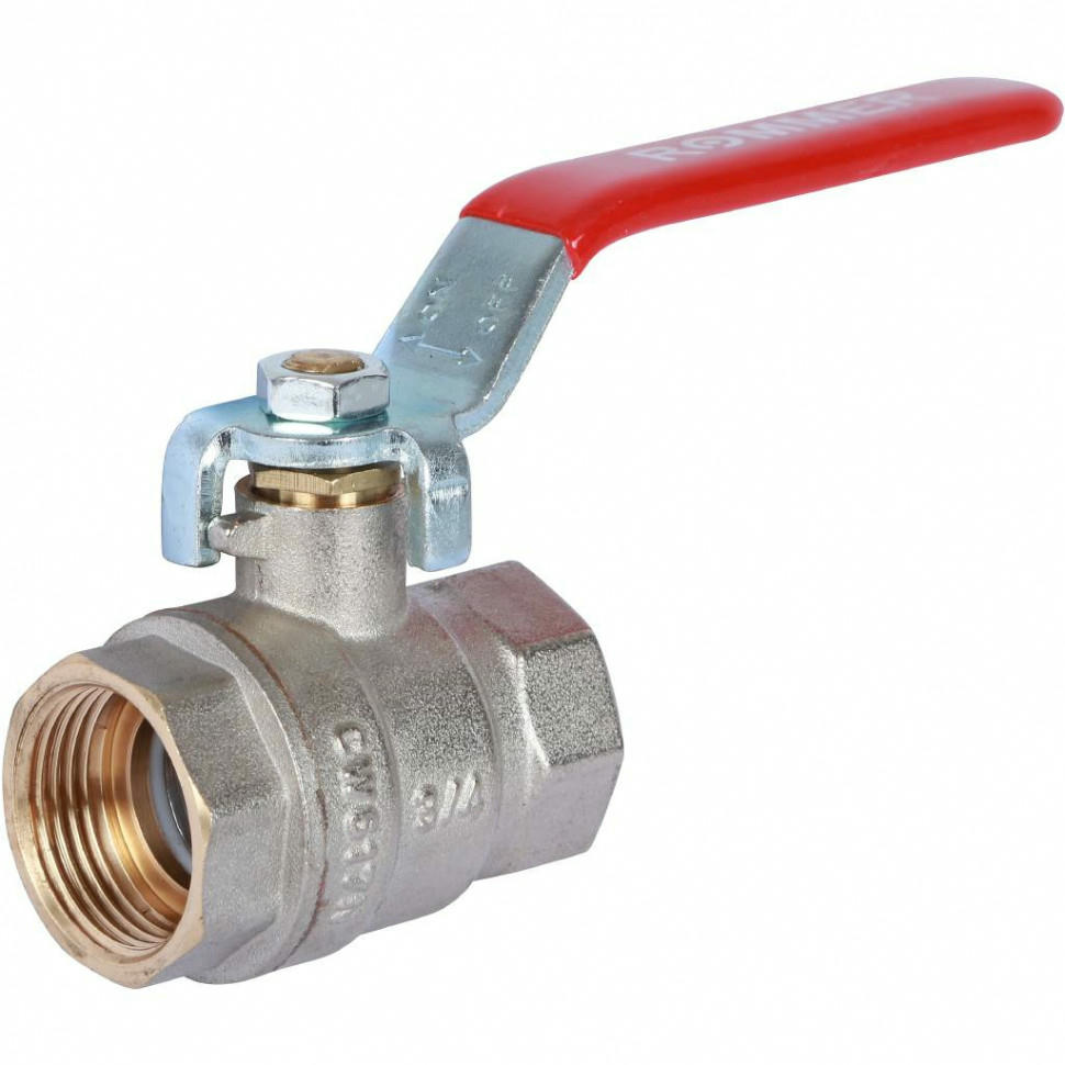 Кран шаровой ВН/ВН 3/4", ручка рычаг ROMMER