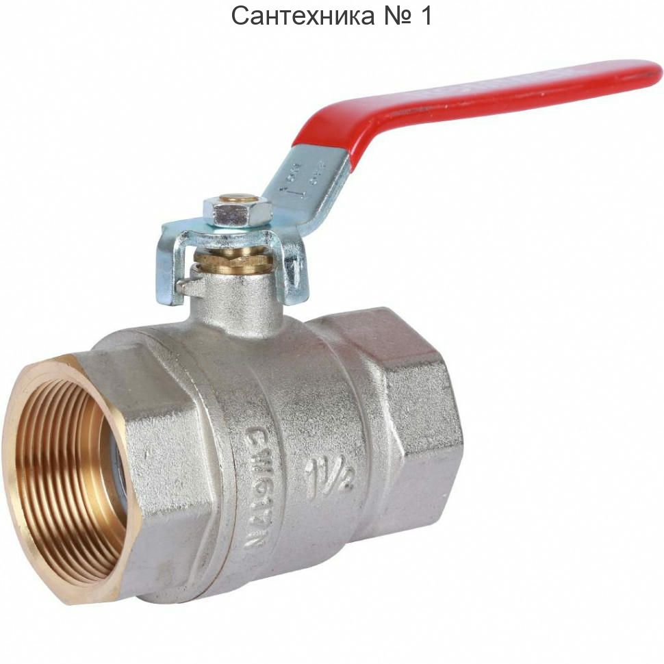 Кран шаровой ВН/ВН 1 1/2", ручка рычаг ROMMER