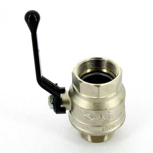 Кран шаровой НВ 2" ручка NEW JERSEY серия 915 полный проход Bugatti