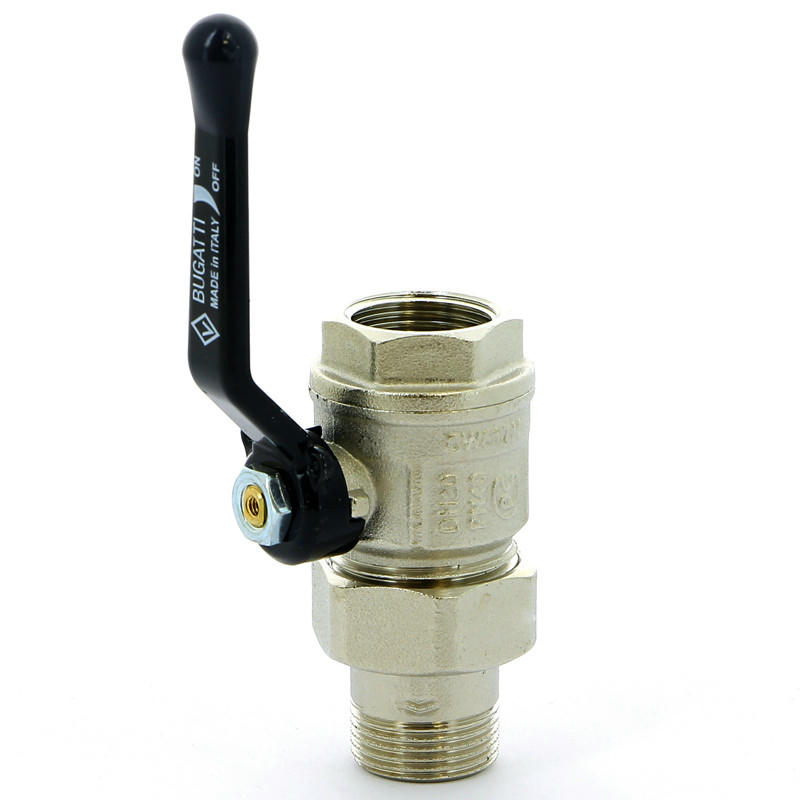 Кран шаровой с разъемным соединением НВ 3/4 ручка NEW JERSEY серия 920 полный проход Bugatti