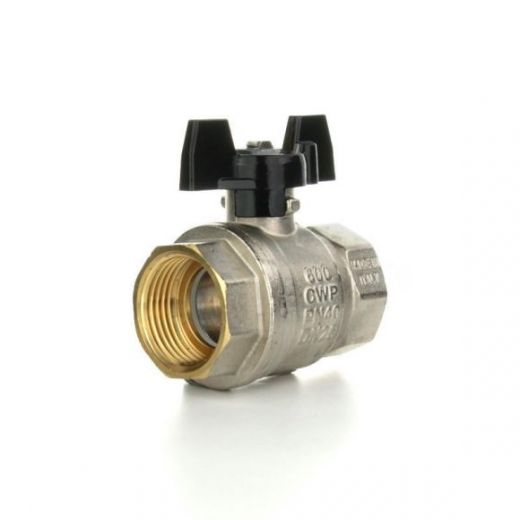 Кран шаровой Strong T ВВ 3/4", бабочка ELSEN