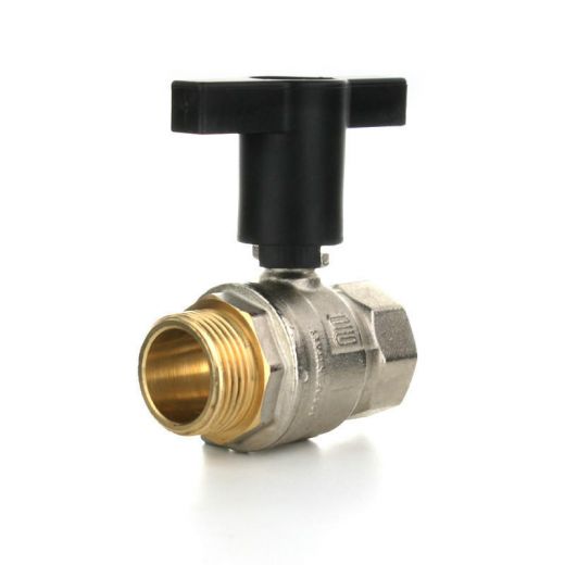 Кран шаровой НВ 1/2", маховик ELSEN