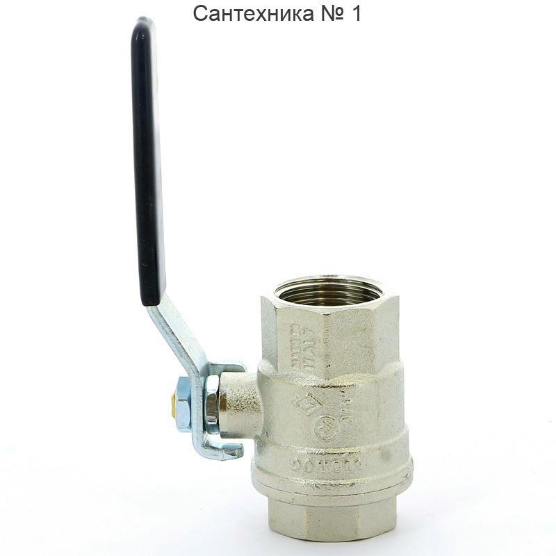 Кран шаровой ВВ 3/4 плоская ручка OREGON серия 301 полный проход Bugatti