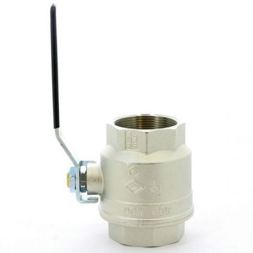 Кран шаровой ВВ 2" плоская ручка OREGON серия 301 полный проход Bugatti