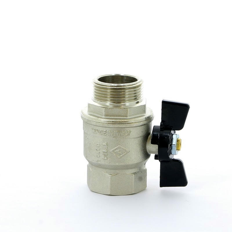 Кран шаровой НВ 1 1/4" бабочка NEW JERSEY серия 917 полный проход Bugatti