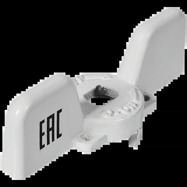 Ручка-бабочка для шарового крана белая 1/2, 3/4 STOUT