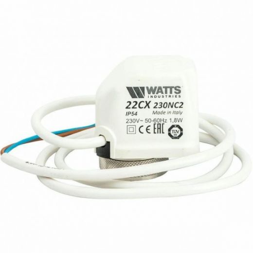 Сервопривод 230 В, нормально закрытый 22CX230NC2 Watts
