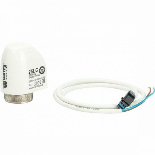 Сервопривод 230V, нормально закрытый, съемный кабель 26LC Watts