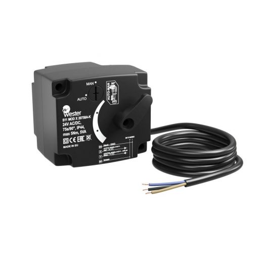Привод S11 MOD X 20758A-K (24V AC/DC, 90°/75 сек, 0-10 VDC, 5 Nm) Wester
