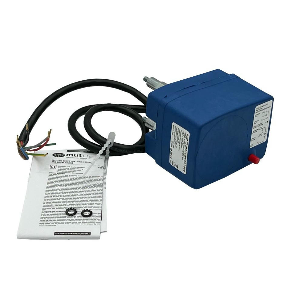 Электропривод поворотный V200 3-х точечный для клапанов серии 1000 и 2000 DN 32 - DN 50 - 90°, 60 сек MUT
