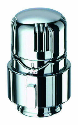 Термостатическая головка со встроенным жидкостным датчиком, серебро FAR