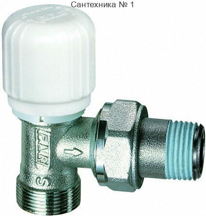 Вентиль термостатический 1/2 М24х19, угловой FAR