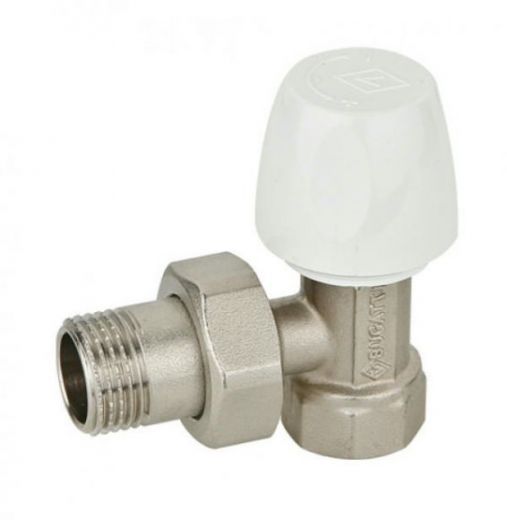 Вентиль ручной угловой НВ 3/4" DALLAS с разъёмным соединением, серия 8803 Bugatti