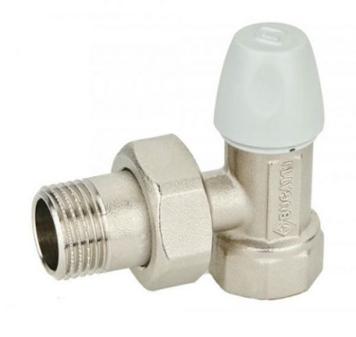 Вентиль обратный угловой НВ 1/2" DALLAS с разъёмным соединением, серия 8807 Bugatti