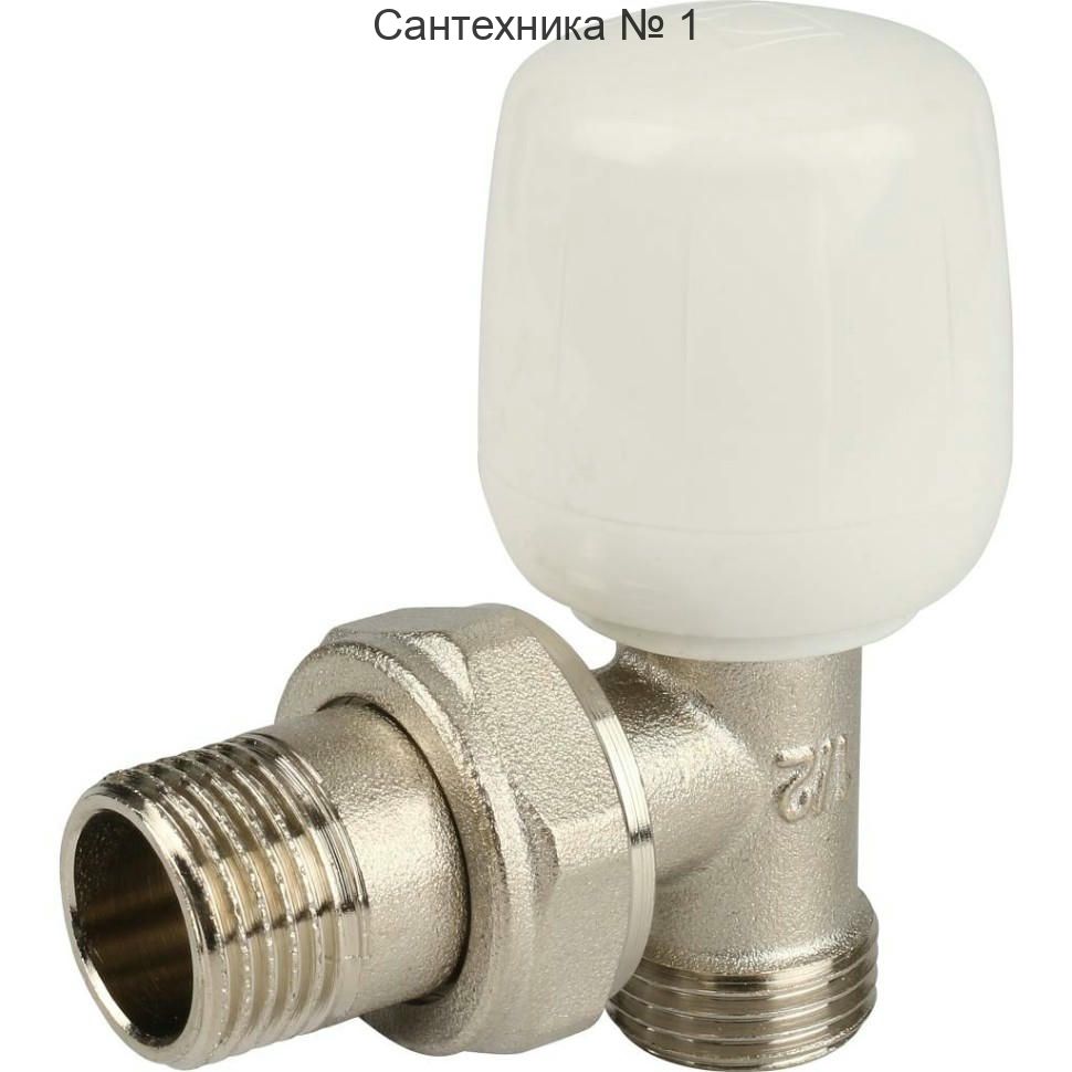 Вентиль ручной с разъемным соединением угловой НН 1/2" Itap