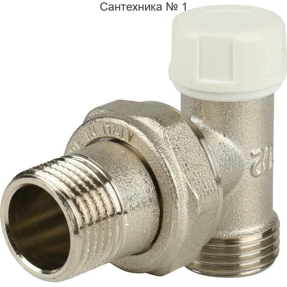 Вентиль обратный угловой с разъемным соединением НН 1/2" Itap