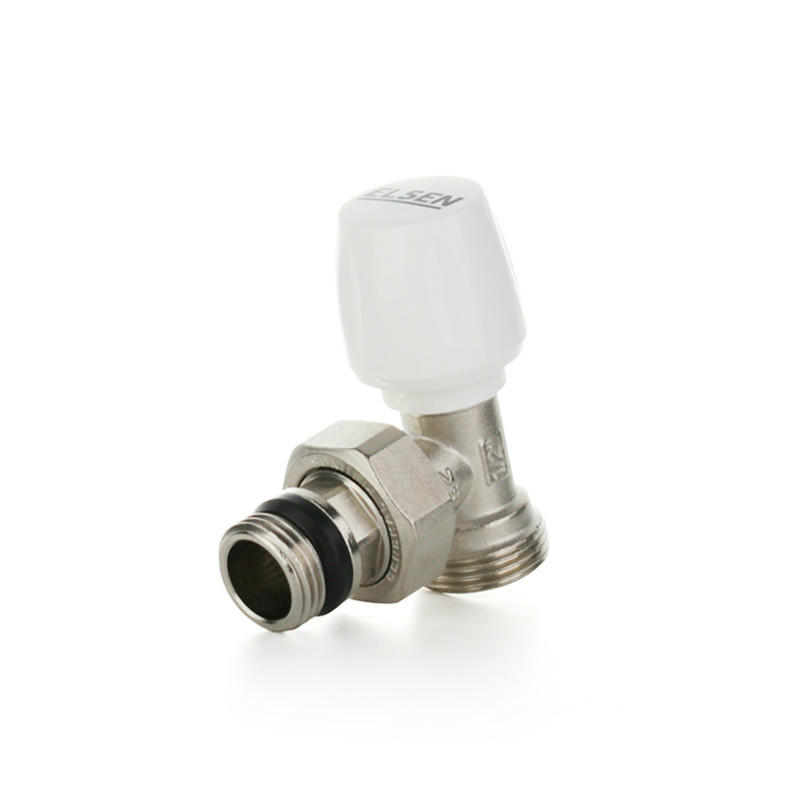 Вентиль ручной угловой 3/4 ЕК" - 1/2" НР с уплотнением O-RING ELSEN