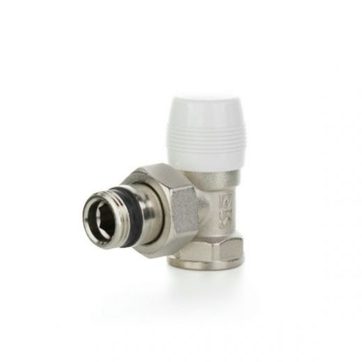 Вентиль отсекающий угловой 1/2" ВН, никелированный ELSEN