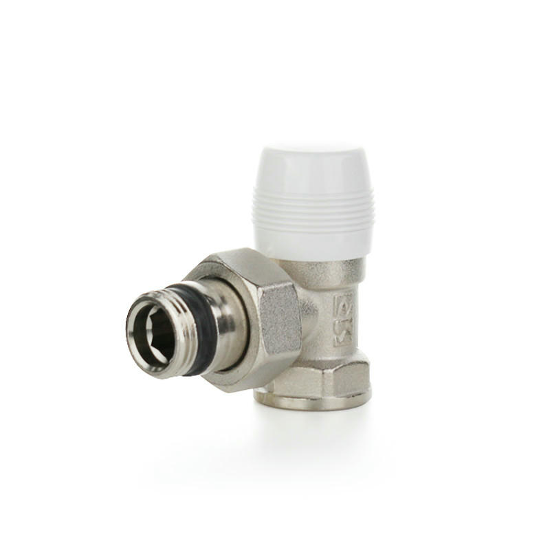 Вентиль отсекающий угловой 1/2" ВН, никелированный ELSEN