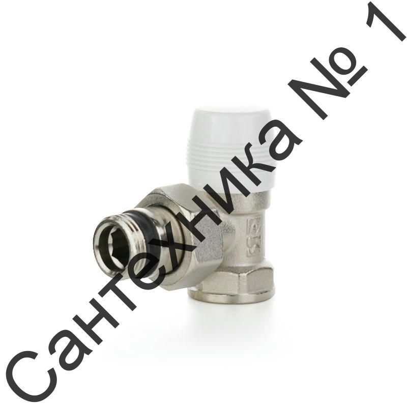 Вентиль отсекающий угловой 1/2" ВН, никелированный ELSEN