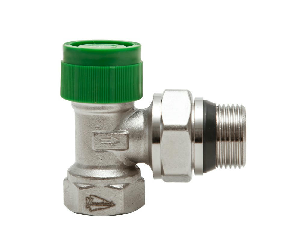 Клапан радиаторный термостатический угловой НВ 1/2" Element Arrowhead
