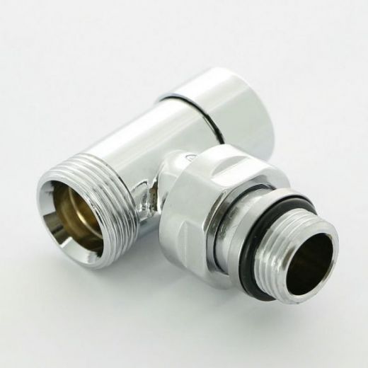 Вентиль обратный угловой НН 1/2" х 3/4" ЕК, хромированный Compact Carlo Poletti