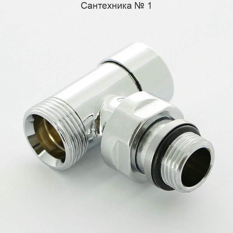 Вентиль обратный угловой НН 1/2" х 3/4" ЕК, хромированный Compact Carlo Poletti