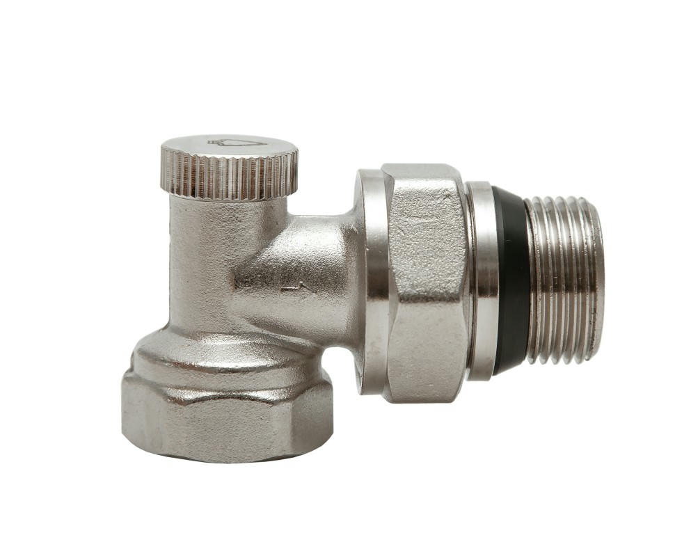 Клапан радиаторный запорный угловой НВ 3/4" Element Arrowhead