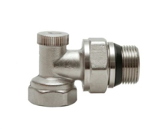 Клапан радиаторный запорный угловой НВ 3/4" Element Arrowhead