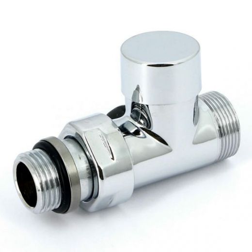 Вентиль обратный НН 1/2" х М24х19, хромированный Compact Carlo Poletti