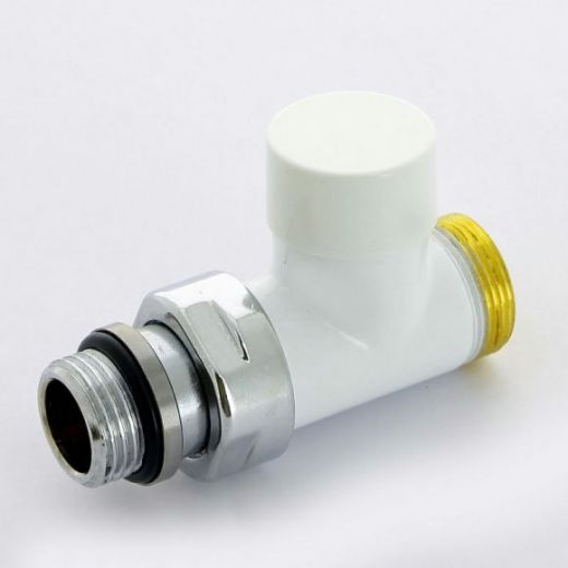 Вентиль обратный НН 1/2" х М24х19, белый Compact Carlo Poletti