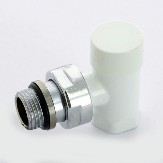 Вентиль обратный угловой НВ 1/2", белый Compact Carlo Poletti