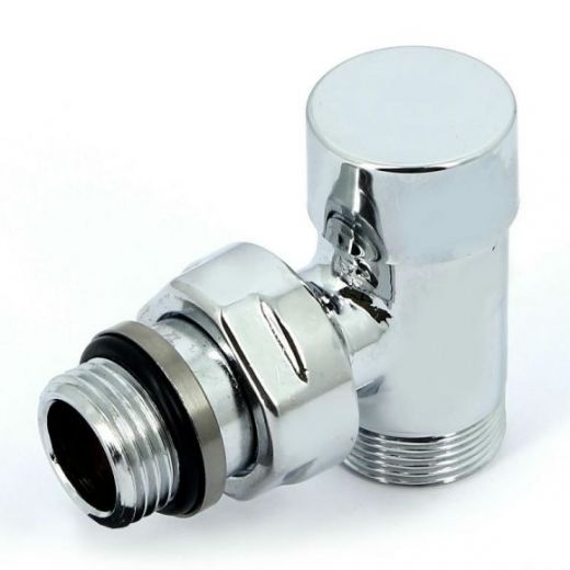 Вентиль обратный угловой НН 1/2" х М24х19, хромированный Compact Carlo Poletti