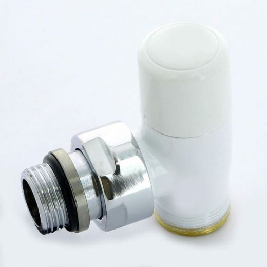 Вентиль обратный угловой НН 1/2" х М24х19, белый New-Smart Carlo Poletti