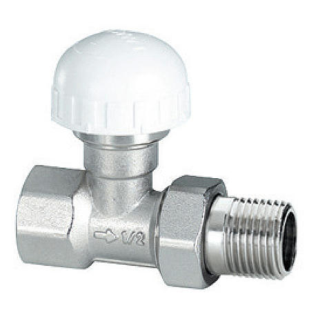 Вентиль для радиатора под термоголовку 1/2, прямой FIV