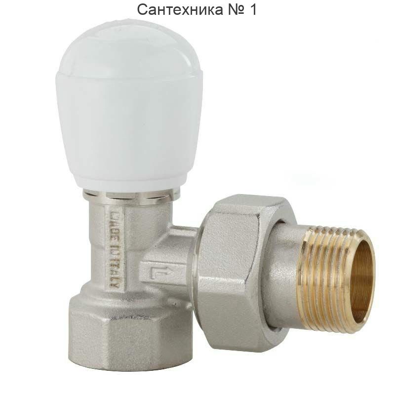 Вентиль для радиатора 1/2, угловой верхний FIV