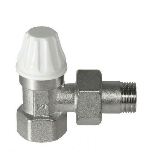 Вентиль для радиатора угловой нижний 1/2" Comisa