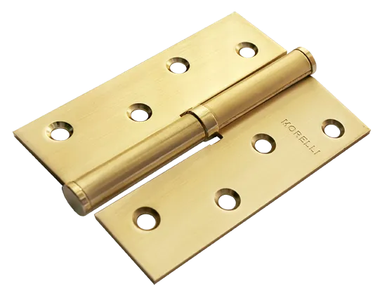 Петля разъемная карточная MSD 100X70X2.5 SG R стальная правая, врезная, цвет матовое золото