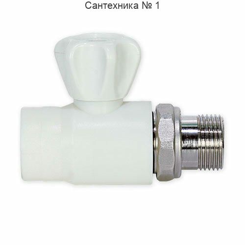 Кран шаровый для радиатора прямой 20х1/2" SPK