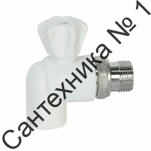 Кран шаровый для радиатора угловой 20х1/2" SPK